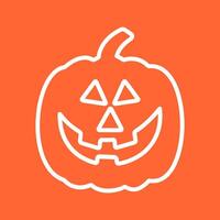Jack-O-Lantern Icon Design vector