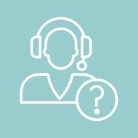 Help Request Icon Design vector