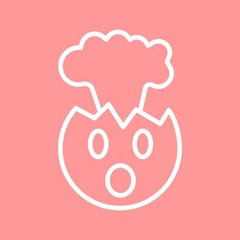 explotando cabeza icono diseño vector