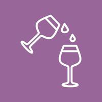 Wine Sip Icon Design vector