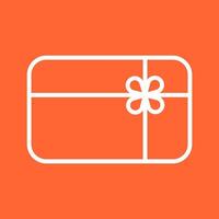 Gift Card Icon Design vector