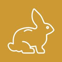 Rabbit Icon Design vector