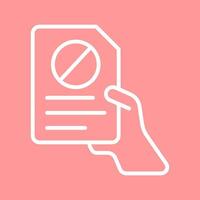 Resignation Icon Design vector