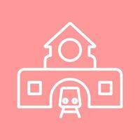 Train Station Icon Design vector