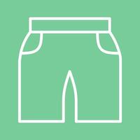Shorts Icon Design vector