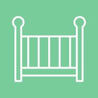 Nursery Cots Icon Design vector