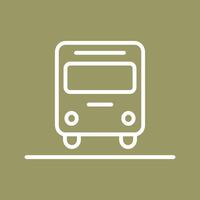 Oncoming Bus Icon Design vector