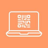 QR Code Scanner App Icon Design vector