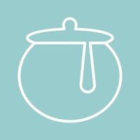 Honey Pot Icon Design vector