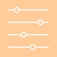 Filtering Icon Design vector