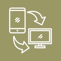 Synchronization Icon Design vector