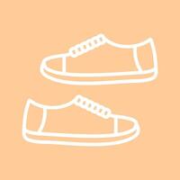 Toddler Shoes Icon Design vector