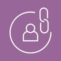 Contact Links Icon Design vector