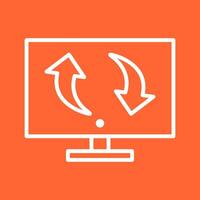 Migrate Icon Design vector