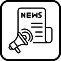 Newspaper Ad Icon Design vector