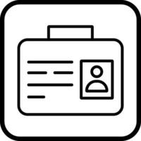 Office Card Icon Design vector