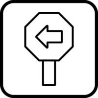 Left Arrow Icon Design vector