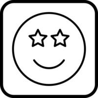 Star-Struck Icon Design vector
