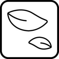 Leaf Fluttering in Wind Icon Design vector