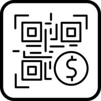 QR Code Payment Icon Design vector