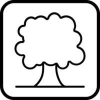 Deciduous Tree Icon Design vector