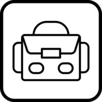 Photography Bag Icon Design vector
