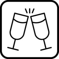 Wine Cheers Icon Design vector