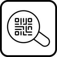 QR Code App Icon Design vector
