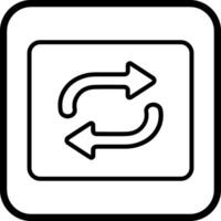 Repeat Button Icon Design vector