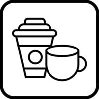 Coffee or Tea Icon Design vector