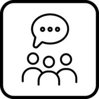 Group Chat Icon Design vector