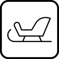 Sleigh Icon Design vector