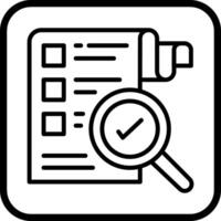 Profile Evaluation Icon Design vector