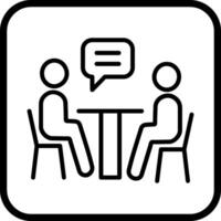 News Interview Icon Design vector