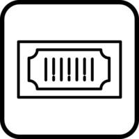 Barcode Price Icon Design vector