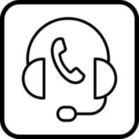 Support Hotline Icon Design vector
