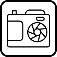 Camera Lenses Icon Design vector