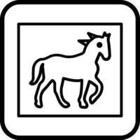 Pin the Tail Game Icon Design vector