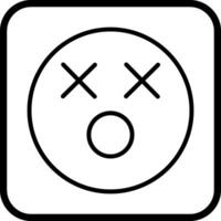Dizzy Face Icon Design vector