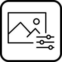 Photo Editing Tools Icon Design vector