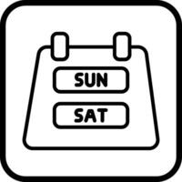 Weekend Getaway Icon Design vector