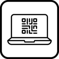 QR Code Scanner App Icon Design vector