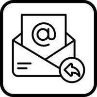 Return to Sender Icon Design vector