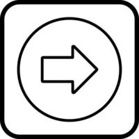 Right Arrow Icon Design vector