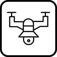Drone Photography Icon Design vector