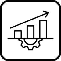 Performance Metrics Icon Design vector