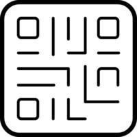 QR Code Icon Design vector