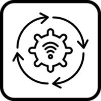 Automated Process Icon Design vector
