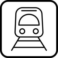 Light Rail Icon Design vector