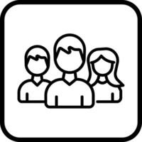 Group Photo Icon Design vector